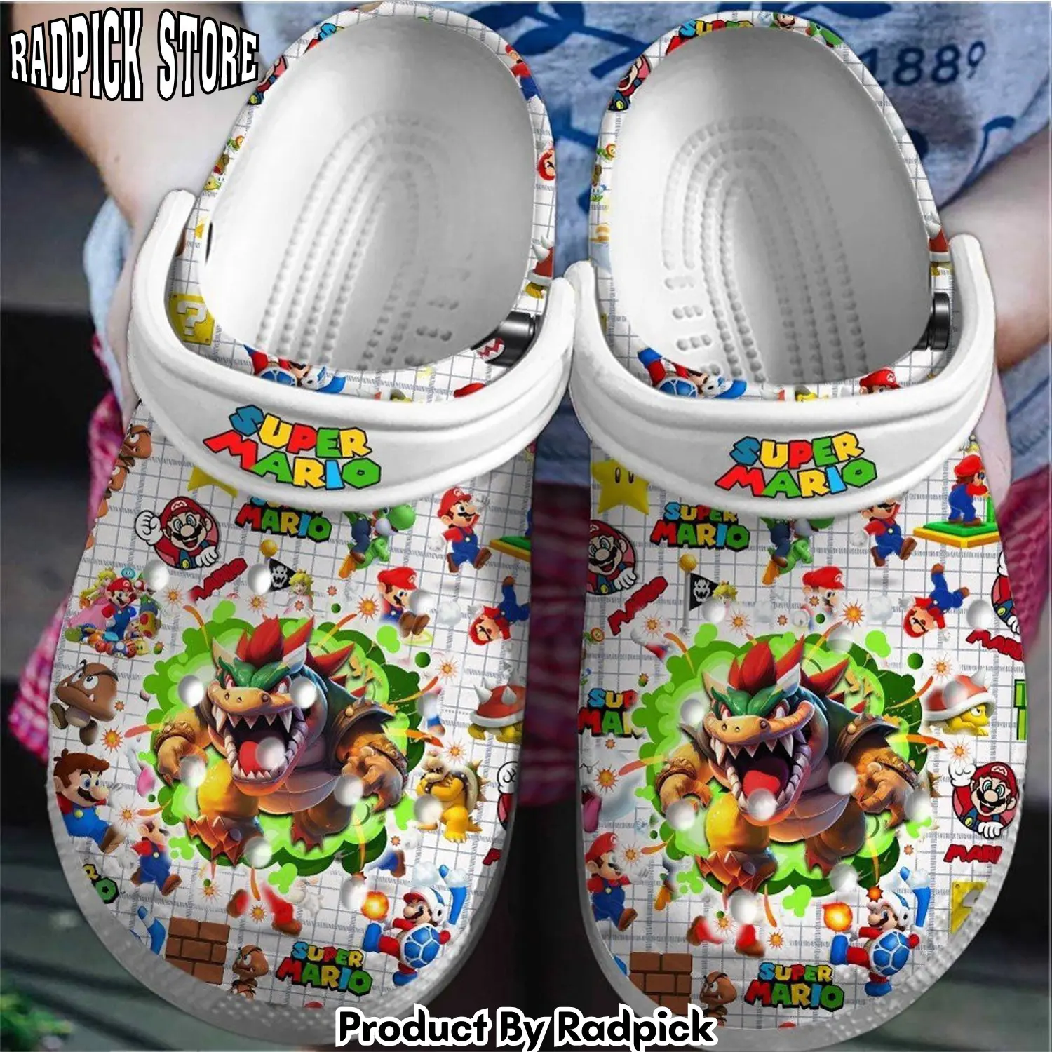 Radpick super mario game movie clogs shoes comfortable for men women 0t3 rp6521073